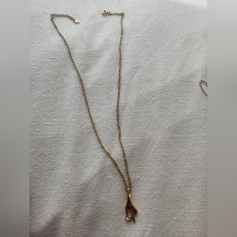 Fortune Hand Gold Necklace